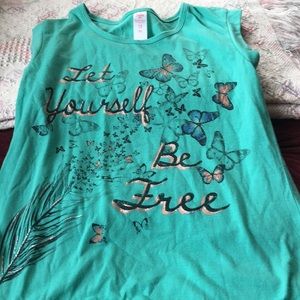 Girls sleeveless top